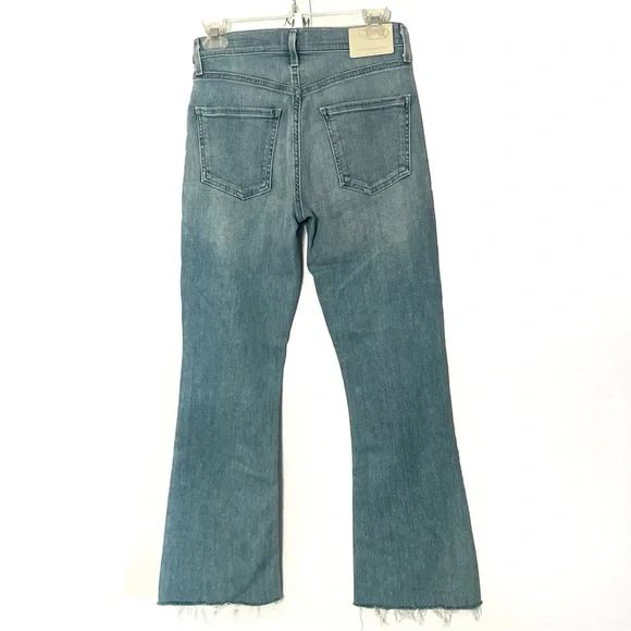Citizens Of Humanity Light Wash Isola Cropped Boot Jeans - 24 - Picture 3 of 8